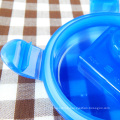 company design clear food grade plastic sauce bottle with lid